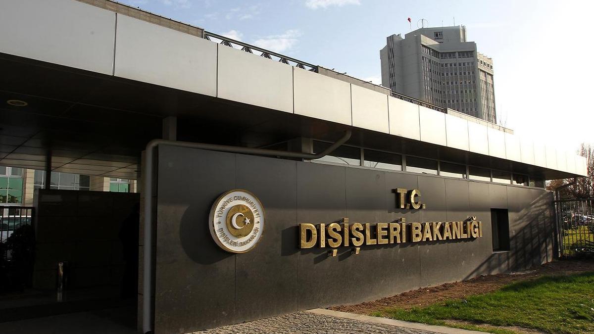 Dışişleri Bakanlığı'ndan