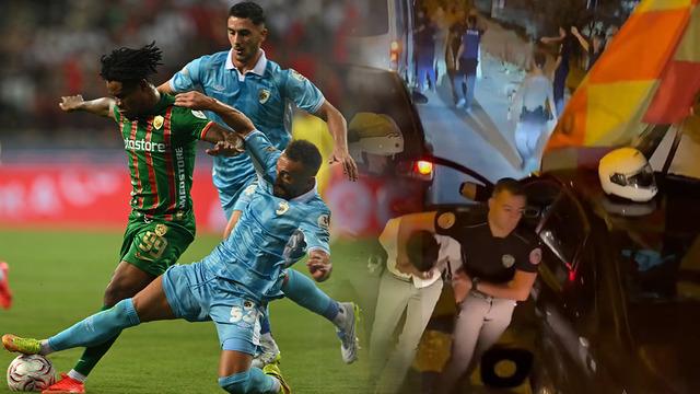 Amedspor-Erzurumspor maçı öncesi provokasyon